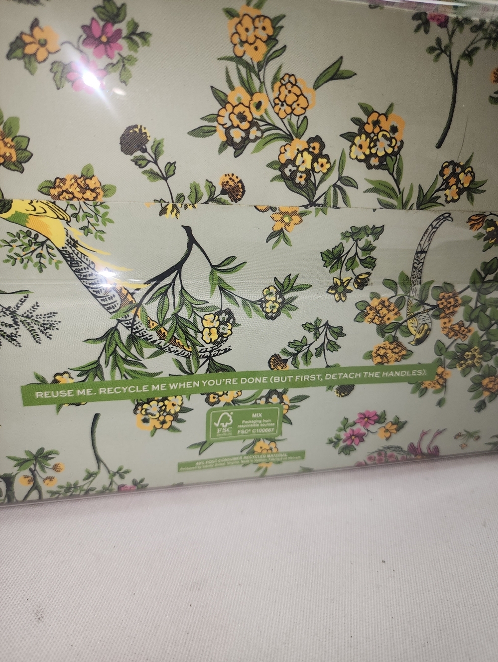 Authentic Tory Burch Retail Shopping Bag In PVC - Picture 7 of 10